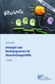 Cover von Lösungen zum Rechnungswesen für Steuerfachangestellte
