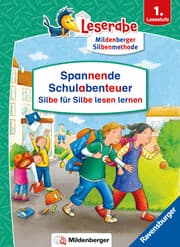 Cover von Leserabe Sonderausgaben - Spannende Schulabenteuer - Silbe für Silbe lesen lernen