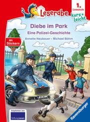 Cover of Leserabe 1. Lesestufe Kurz und leicht - Diebe im Park - Eine Polizei-Geschichte