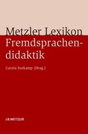 Cover von Metzler Lexikon Fremdsprachendidaktik