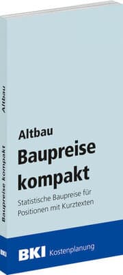 Cover von BKI Baupreise kompakt Altbau 2026