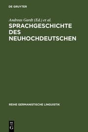 Cover von Sprachgeschichte des Neuhochdeutschen