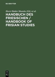 Cover von Handbuch des Friesischen / Handbook of Frisian Studies