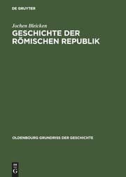 Cover von Geschichte der römischen Republik