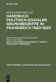 Cover von Philosophe, Philosophie. Terreur, Terroriste, Terrorisme