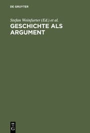 Cover von Geschichte als Argument