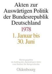 Cover von Akten zur Auswärtigen Politik der Bundesrepublik Deutschland 1978