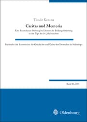 Cover von Caritas und Memoria