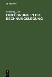 Cover von Einführung in die Rechnungslegung