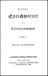 Cover von Deutsche Sprichwörter mit Erläuterungen