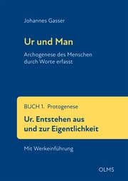Cover von Ur und Man. Archogenese des Menschen durch Worte erfasst