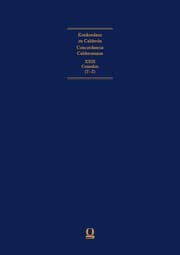 Cover von Concordancia Calderoniana / Konkordanz zu Calderón
