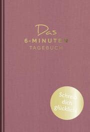 Cover von Das 6-Minuten-Tagebuch (granat)