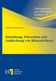 Cover von Entstehung, Prävention und Aufdeckung von Bilanzdelikten