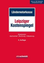Cover von Leipziger Kostenspiegel