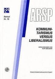 Cover von Kommunitarismus versus Liberalismus / Communautarisme contre libéralisme / Communitarismo verso Liberalismo