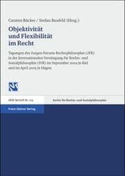 Cover von Objektivität und Flexibilität im Recht