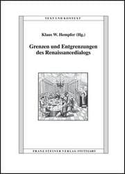 Cover von Grenzen und Entgrenzungen des Renaissancedialogs
