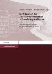 Cover von Zur Situation der Geisteswissenschaften in Forschung und Lehre
