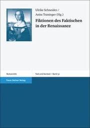 Cover von Fiktionen des Faktischen in der Renaissance
