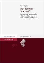 Cover von Ernst Bernheim (1850-1942)