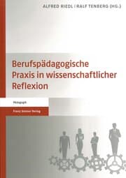 Cover von Berufspädagogische Praxis in wissenschaftlicher Reflexion