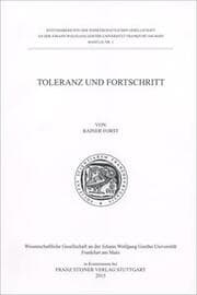 Cover von Toleranz und Fortschritt