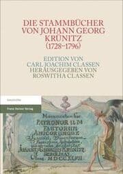 Cover von Die Stammbücher von Johann Georg Krünitz (1728-1796)