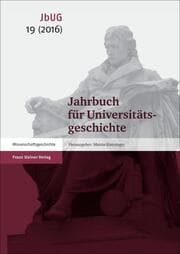 Cover von Jahrbuch für Universitätsgeschichte 19 (2016)