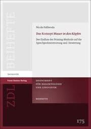 Cover von Das Konzept 'Mauer in den Köpfen'