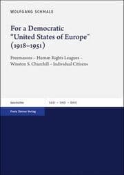 Cover von For a Democratic 'United States of Europe' (1918-1951)
