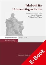 Cover von Jahrbuch für Universitätsgeschichte 21 (2018)