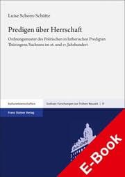 Cover von Predigen über Herrschaft