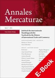 Cover von Annales Mercaturae 7 (2021)