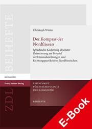 Cover von Der Kompass der Nordfriesen