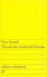 Cover von Theorie des modernen Dramas 1880-1950