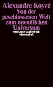 Cover von Von der geschlossenen Welt zum unendlichen Universum
