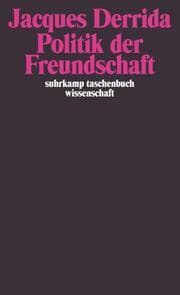 Cover von Politik der Freundschaft