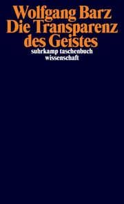 Cover von Die Transparenz des Geistes