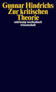 Cover von Zur kritischen Theorie