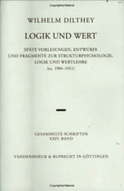 Cover von Logik und Wert