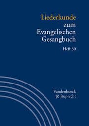 Cover von Liederkunde zum Evangelischen Gesangbuch. Heft 30