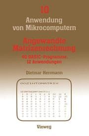 Cover von Angewandte Matrizenrechnung