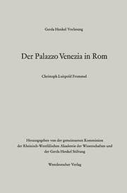 Cover von Der Palazzo Venezia in Rom
