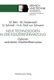 Cover von Neue Technologien in der Industrieverwaltung