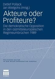 Cover von Akteure oder Profiteure?