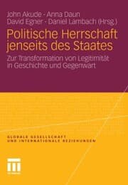 Cover von Politische Herrschaft jenseits des Staates