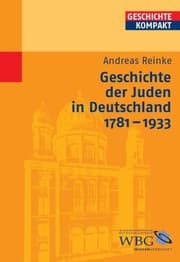 Cover von Geschichte der Juden in Deutschland 1781-1933