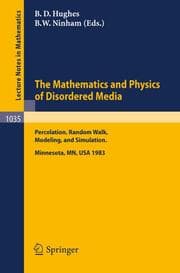 Cover von The Mathematics and Physics of Disordered Media