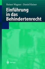 Cover von Einführung in das Behindertenrecht